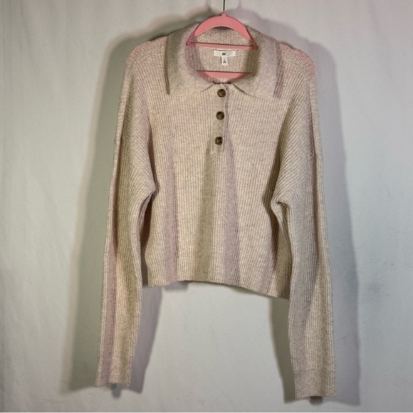 BP Nordstrom Collared Ribbed Pullover Sweater Size L - Picture 4 of 7